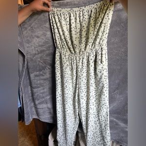 Super cute strap less romper got it in a small town at a boutique